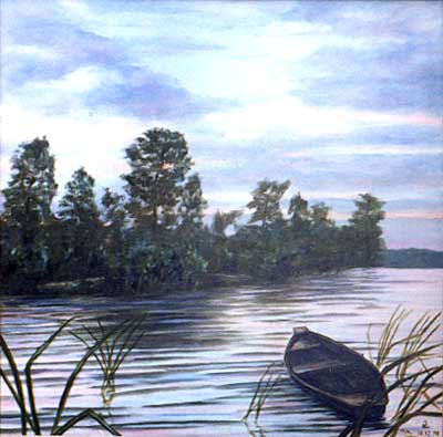 1999. Холст, масло. 40х40