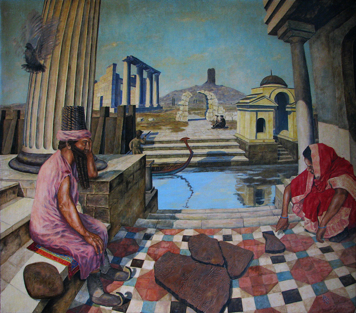 1993. Холст, масло. 101х115